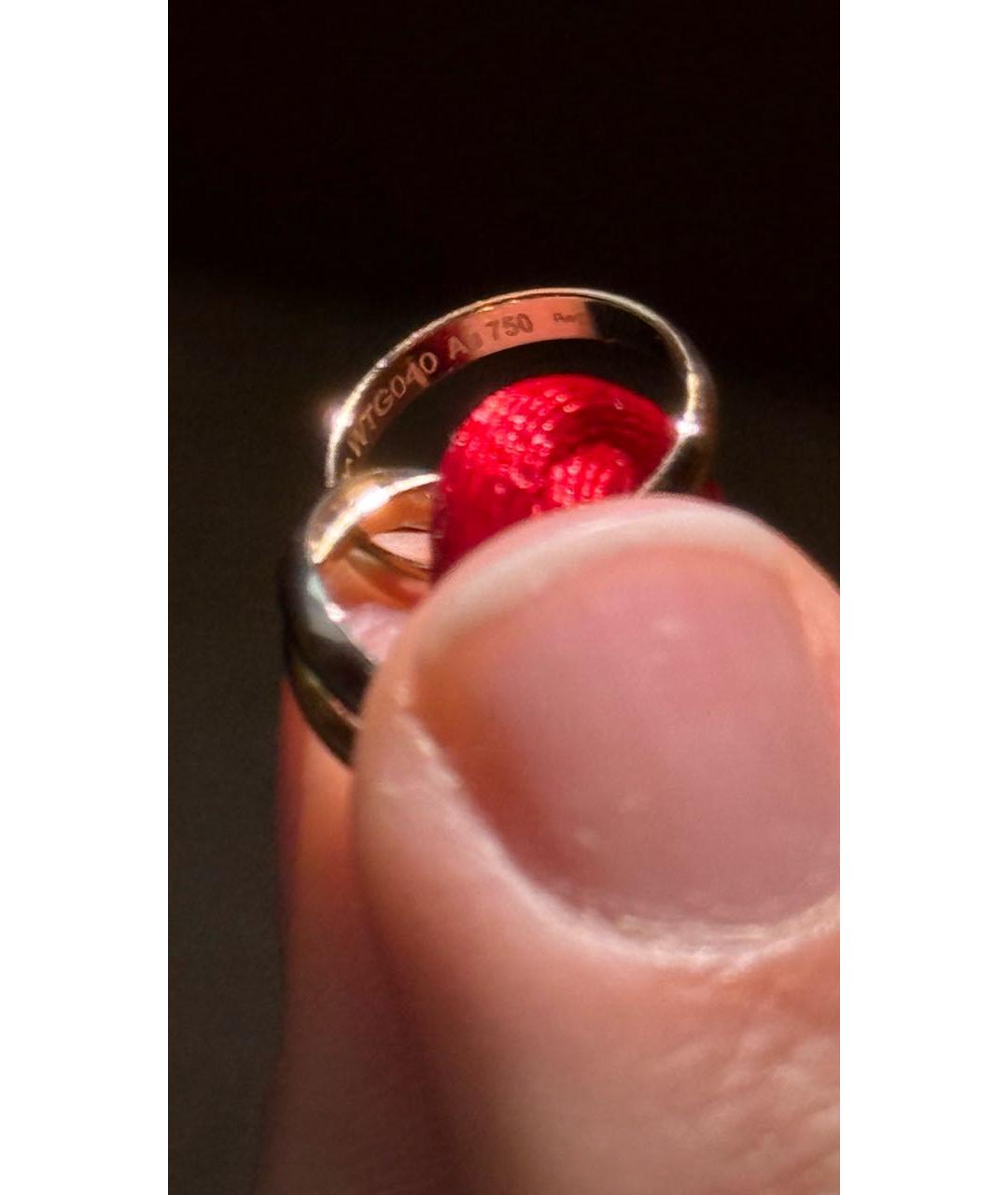 CARTIER Бордовый браслет из желтого золота, фото 4