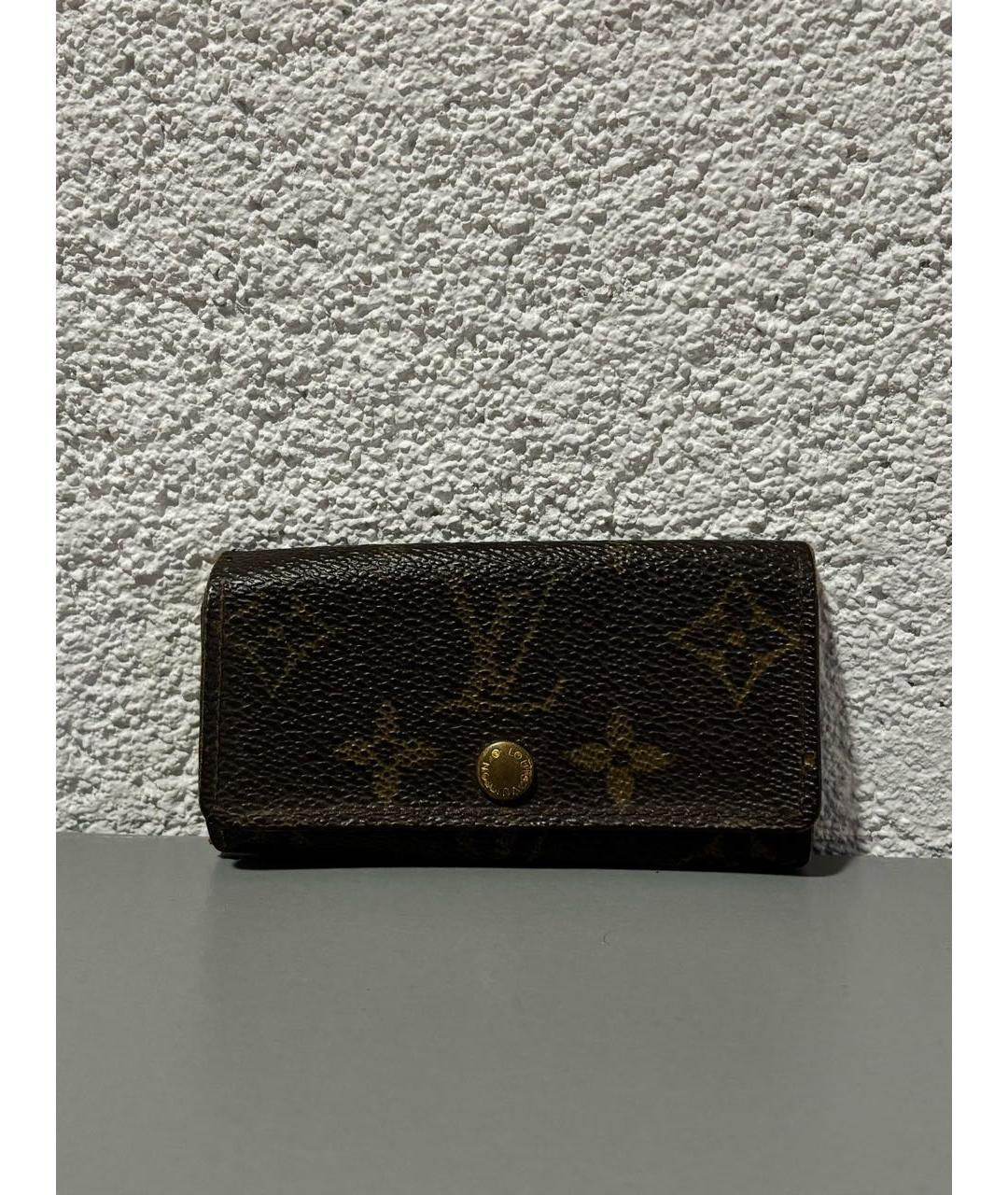 LOUIS VUITTON Коричневая ключница, фото 6