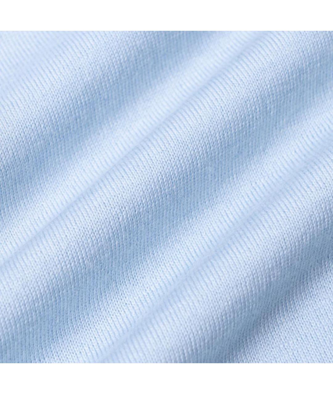 BURBERRY Голубой шерстяной джемпер / свитер, фото 8