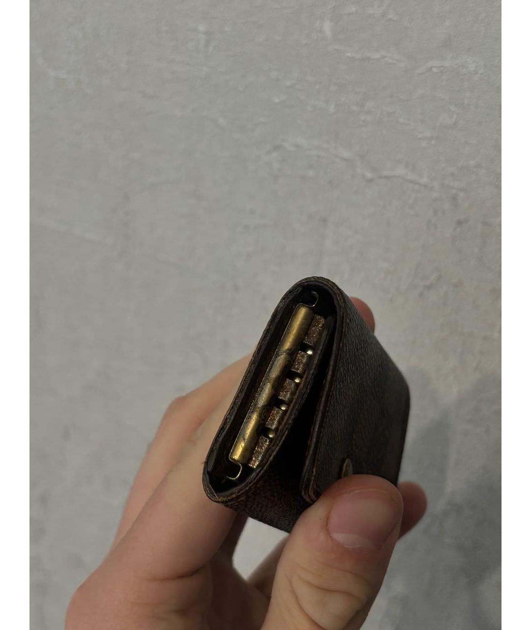 LOUIS VUITTON Коричневая ключница, фото 4