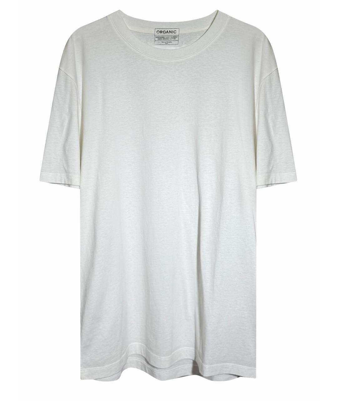 MAISON MARGIELA Белая хлопковая футболка, фото 1