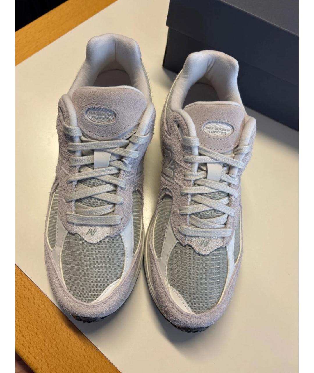 NEW BALANCE Розовые замшевые низкие кроссовки / кеды, фото 5