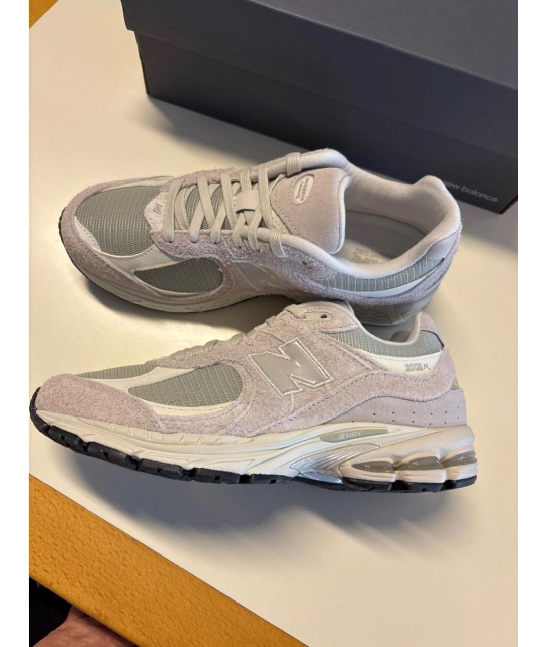 NEW BALANCE Розовые замшевые низкие кроссовки / кеды, фото 2