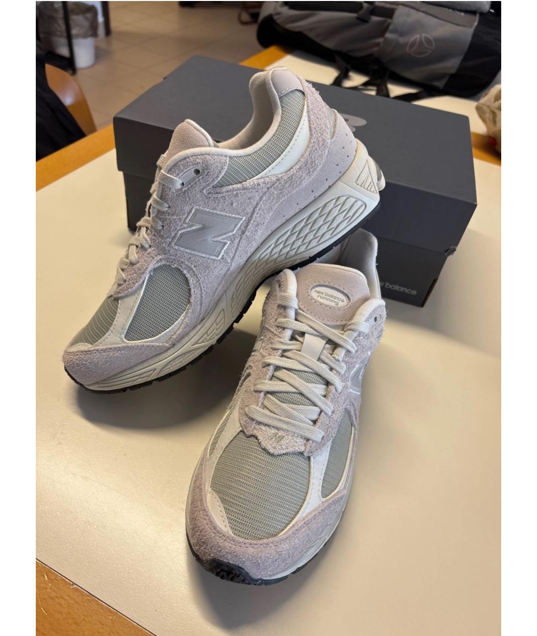 NEW BALANCE Розовые замшевые низкие кроссовки / кеды, фото 6