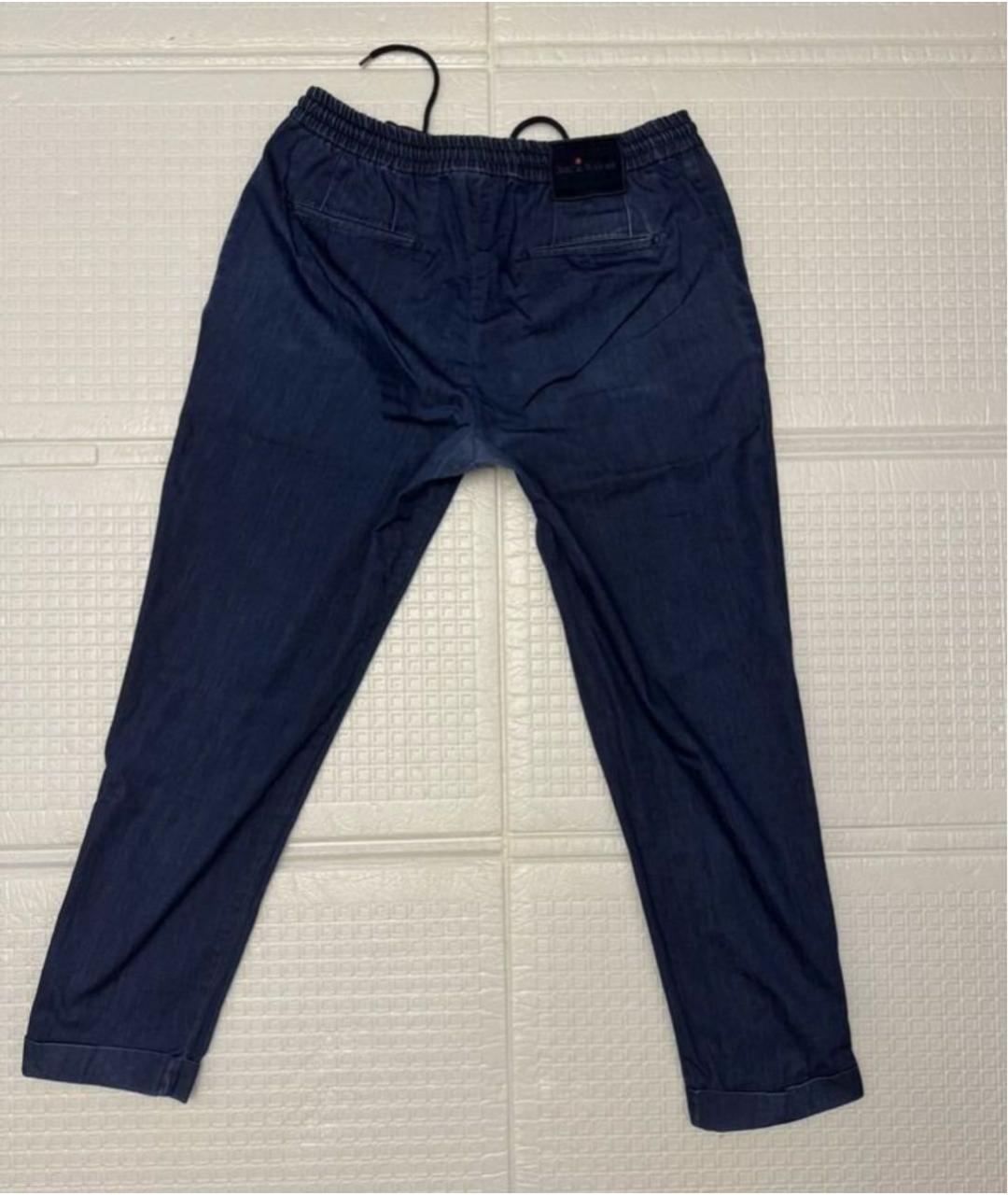 KITON Синие хлопко-эластановые джинсы, фото 3