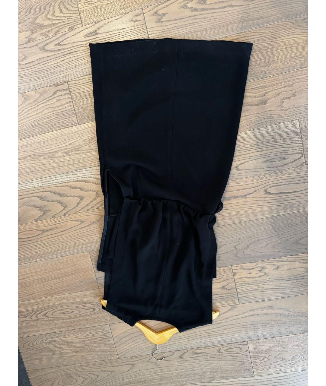 LOUIS VUITTON Черное полиэстеровое повседневное платье, фото 2