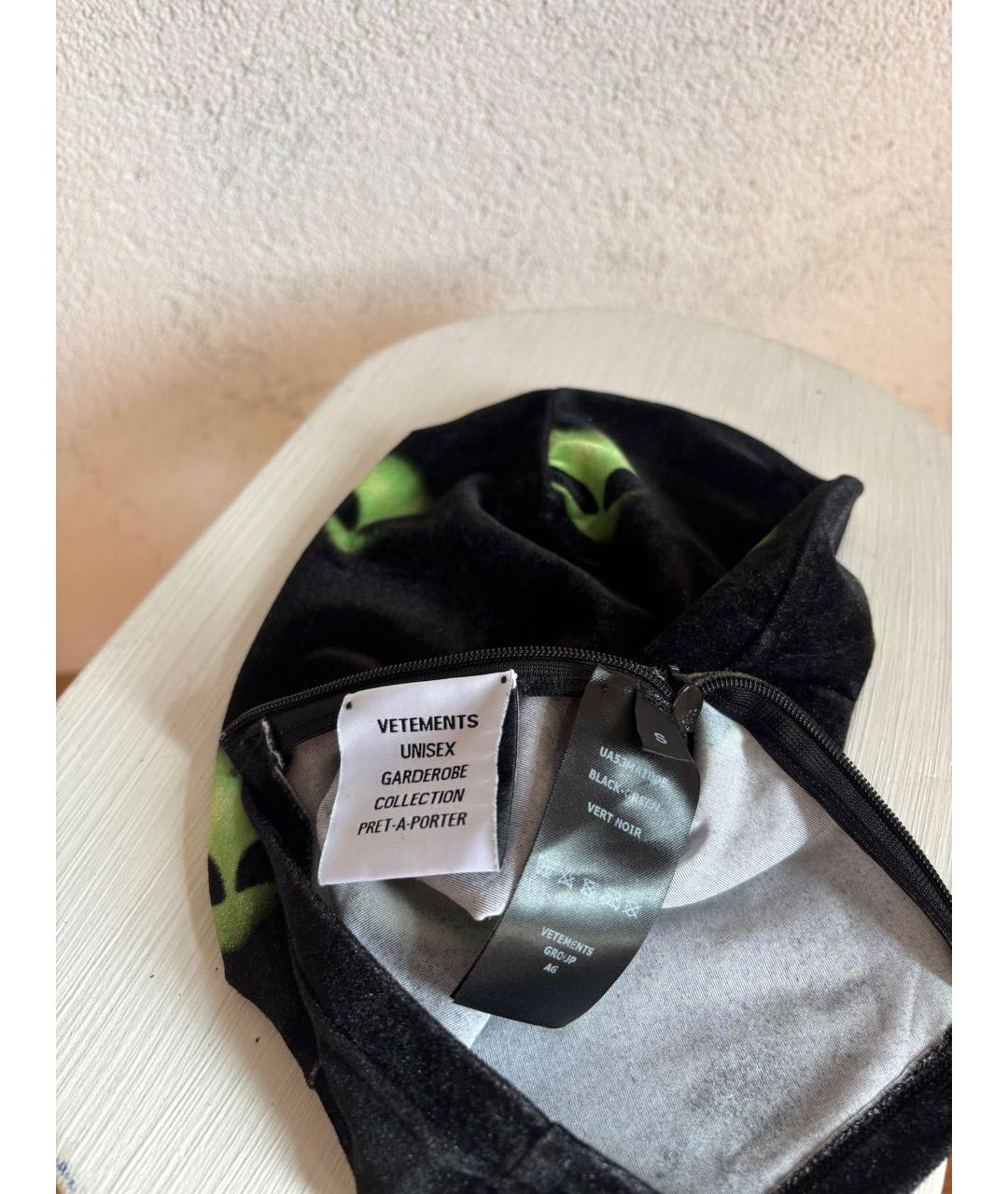 VETEMENTS Черная шапка, фото 3