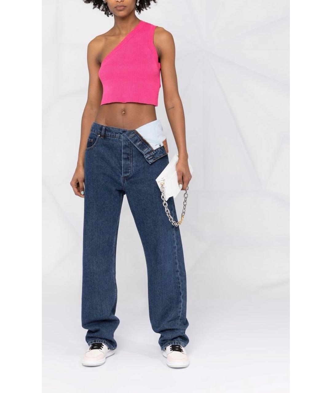 JACQUEMUS Розовая майка, фото 4