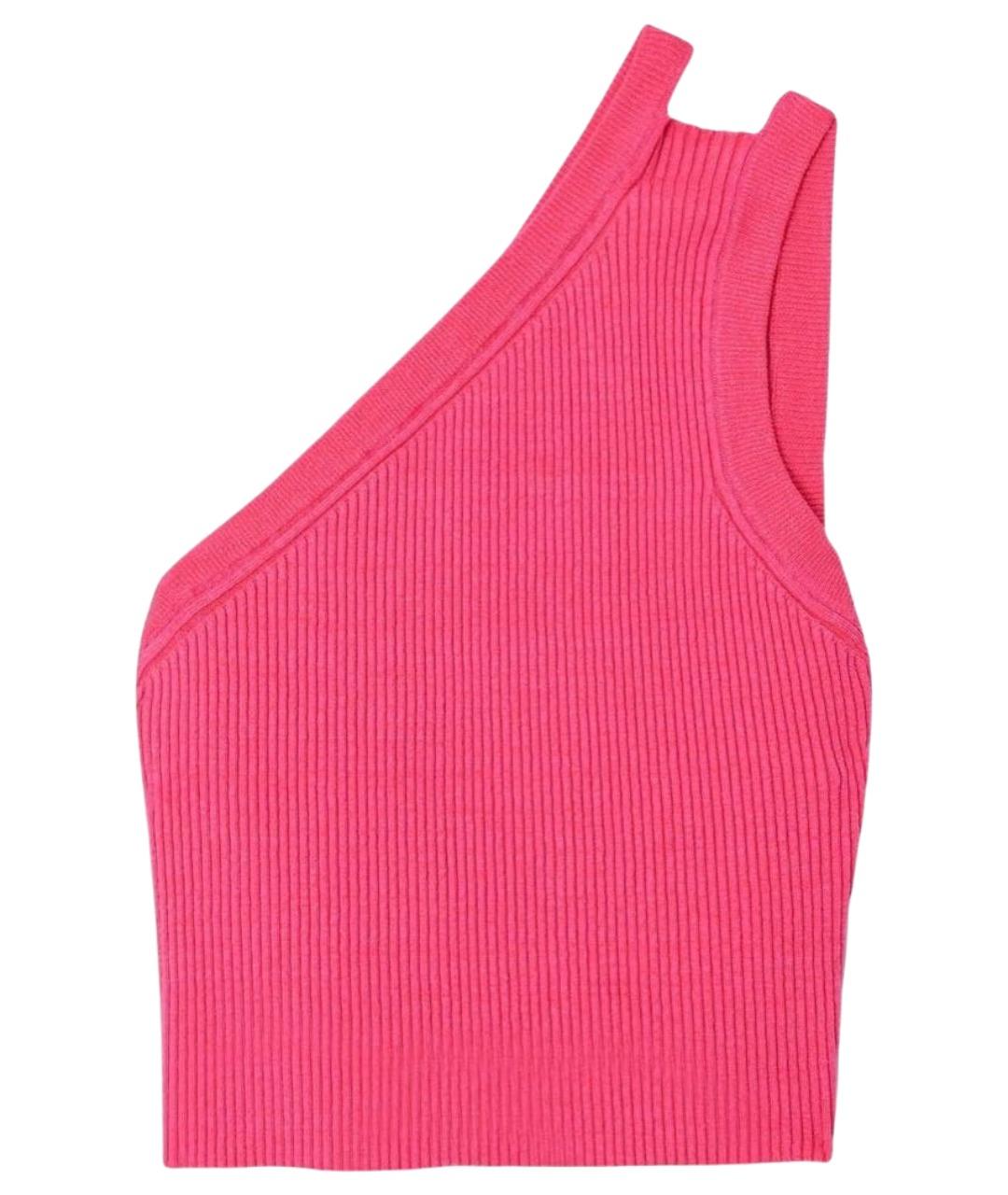 JACQUEMUS Розовая майка, фото 1