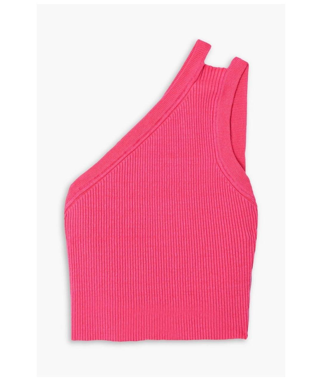 JACQUEMUS Розовая майка, фото 6