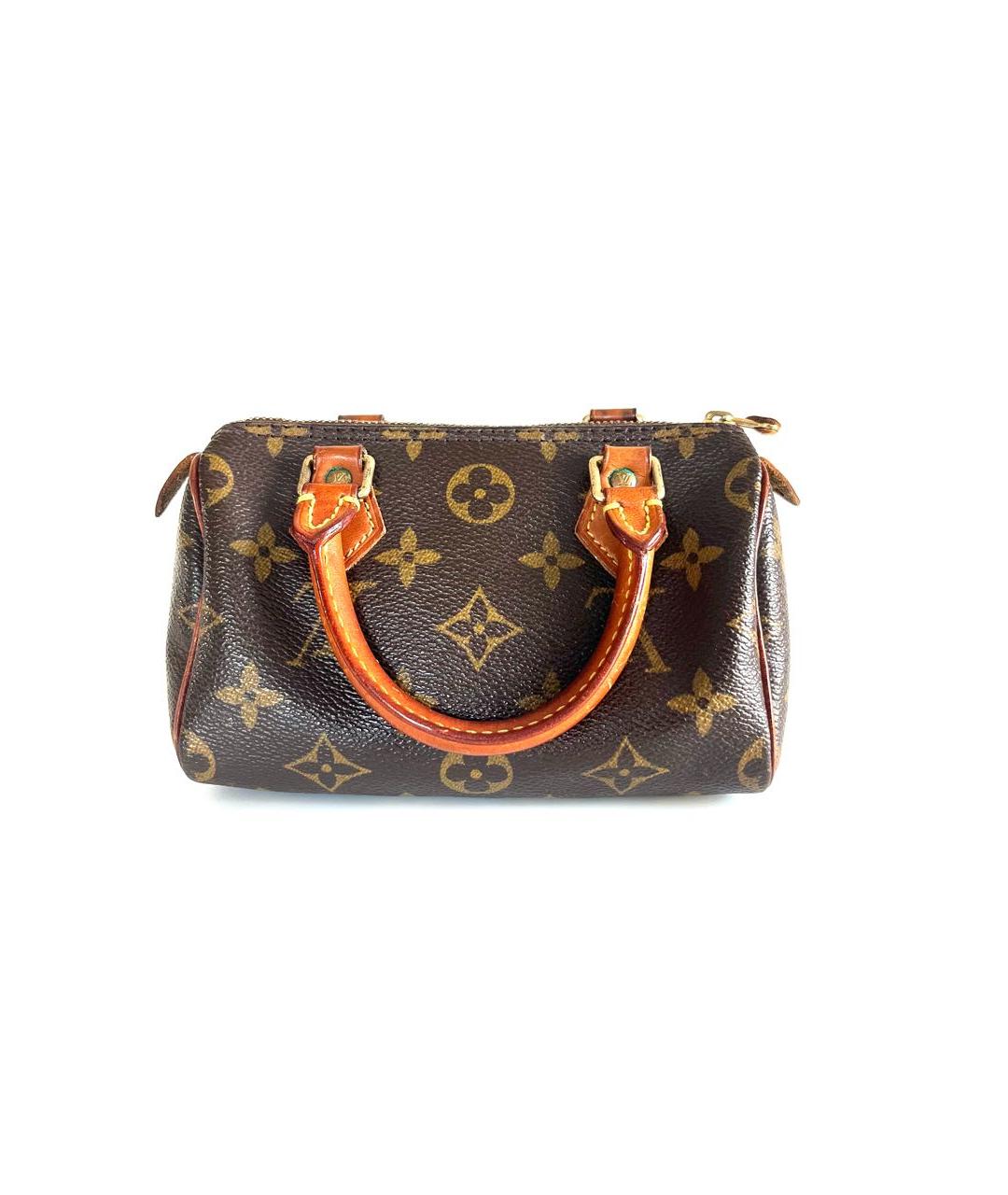 LOUIS VUITTON Коричневая сумка с короткими ручками, фото 8