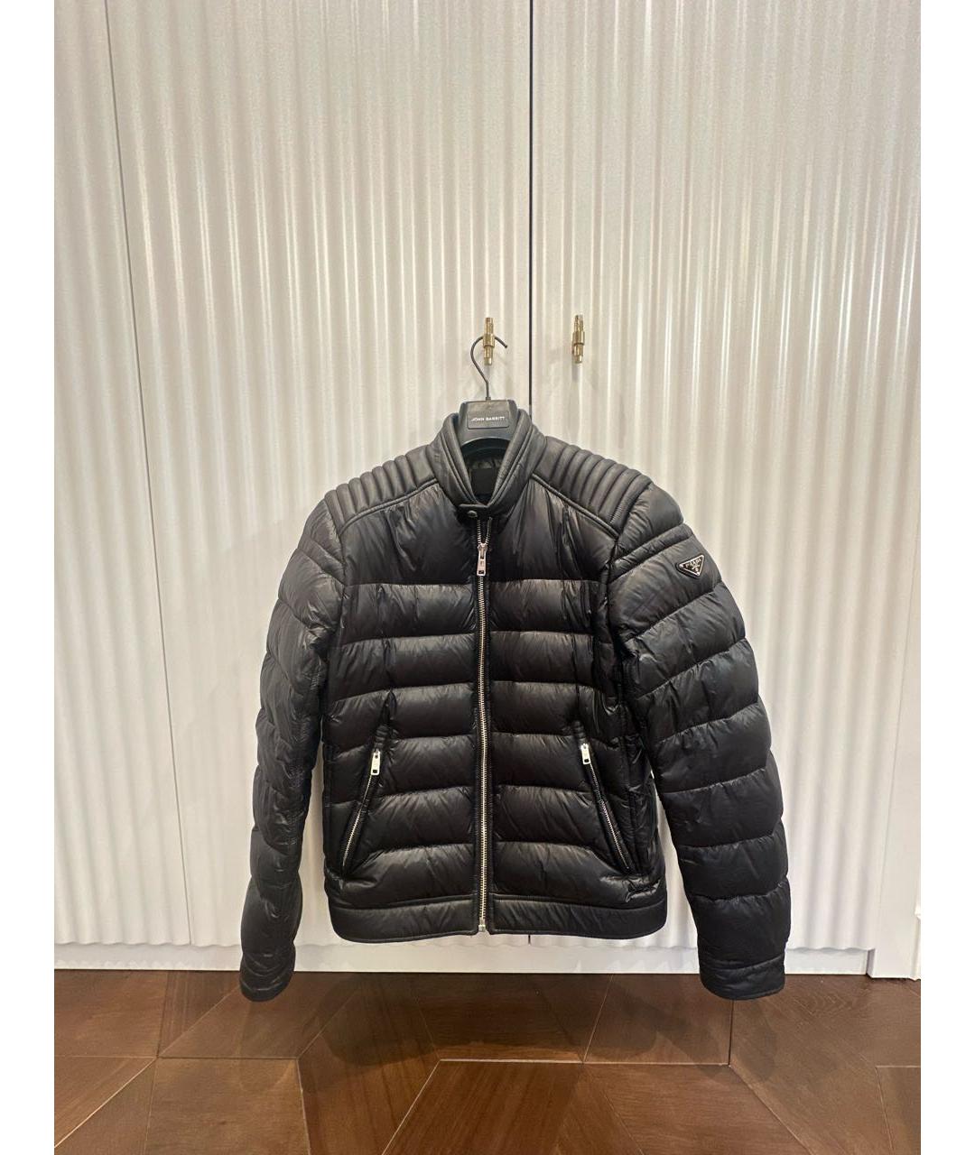 PRADA Черная полиамидовая куртка, фото 7