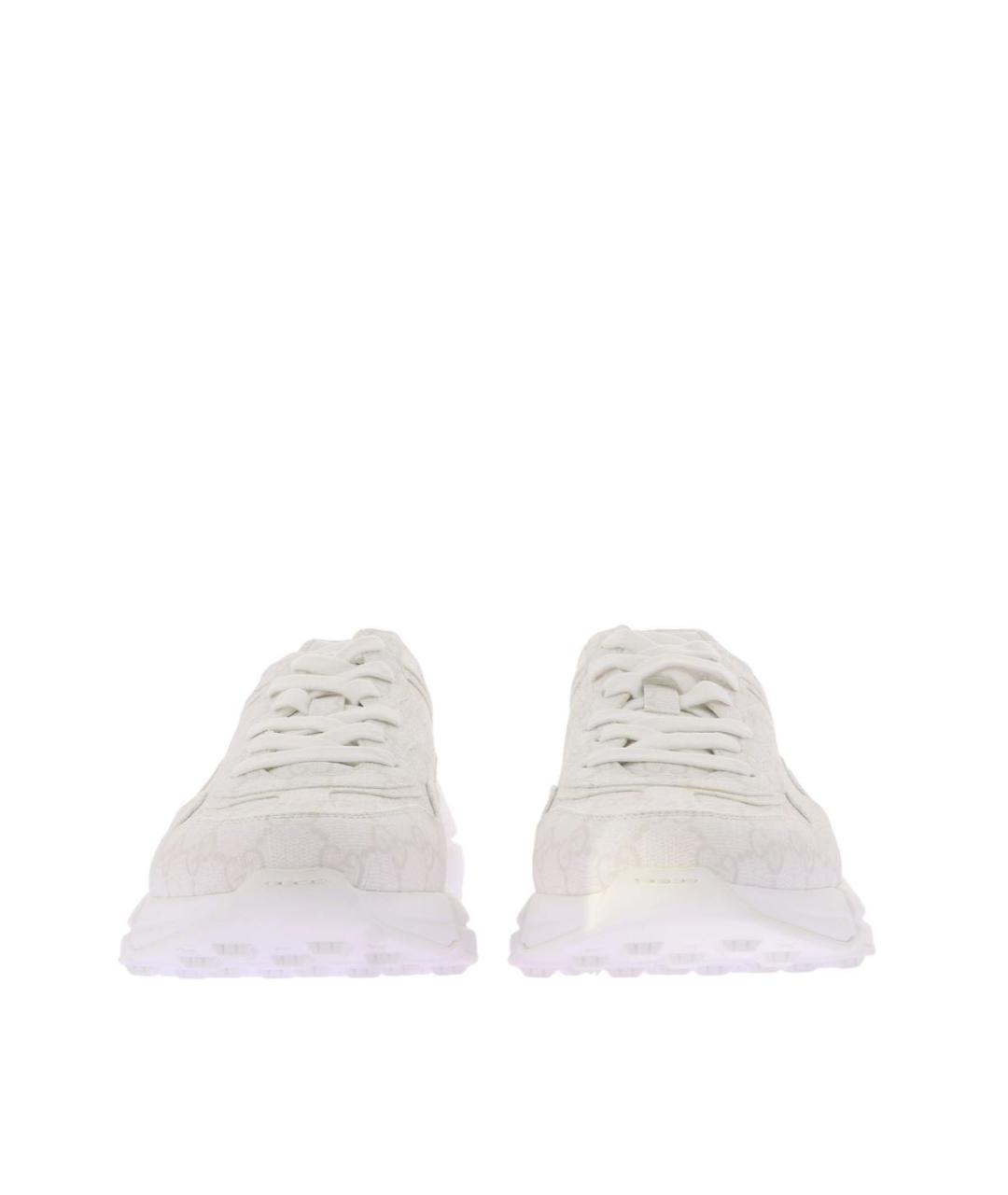 GUCCI Белые низкие кроссовки / кеды, фото 2