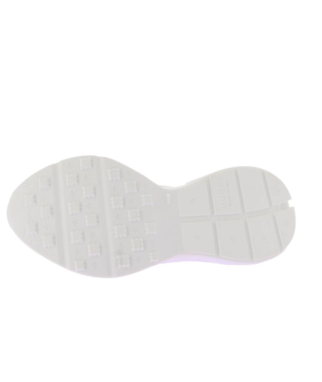 GUCCI Белые низкие кроссовки / кеды, фото 5