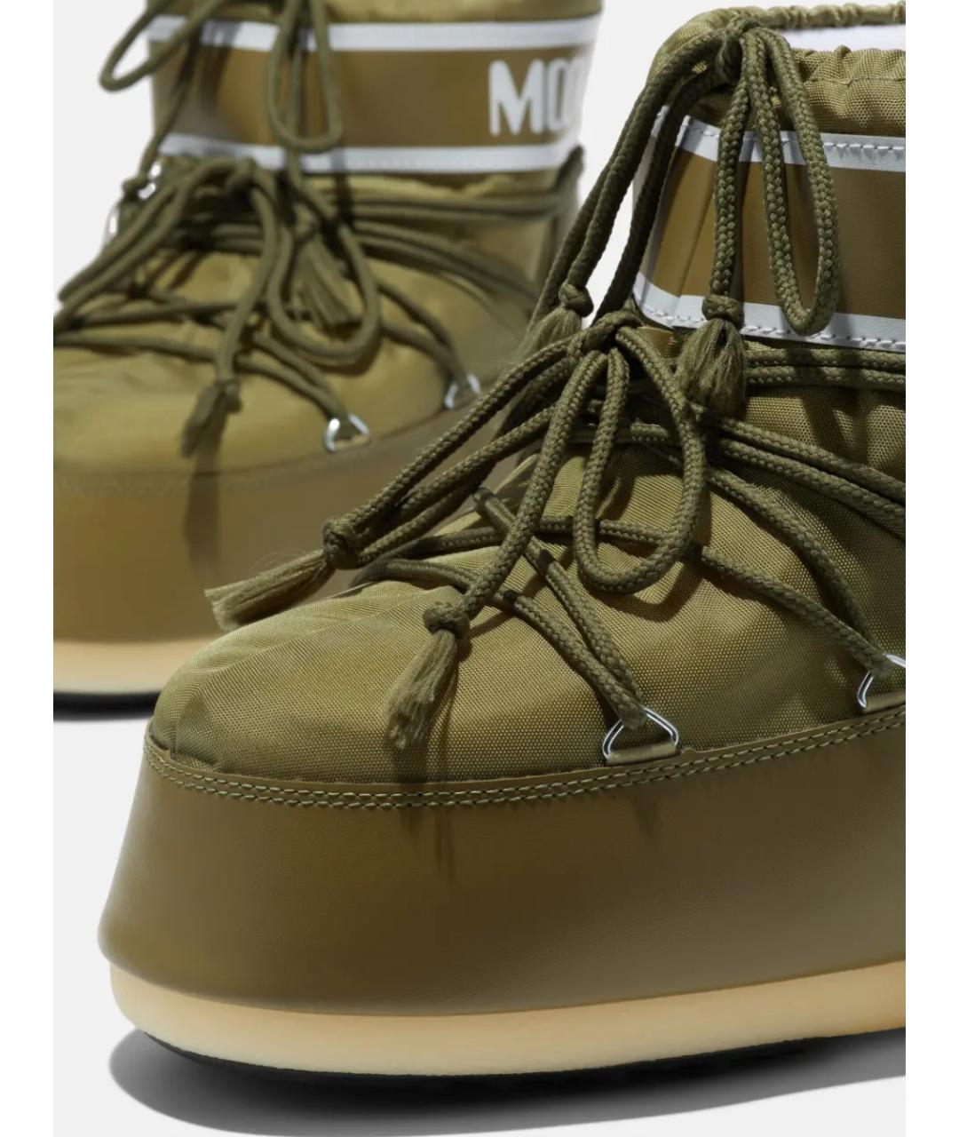 MOON BOOT Хаки синтетические ботинки, фото 2