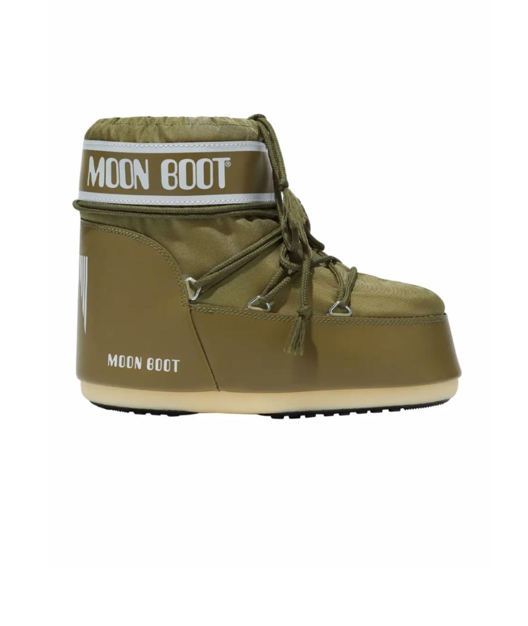 MOON BOOT Хаки синтетические ботинки, фото 8