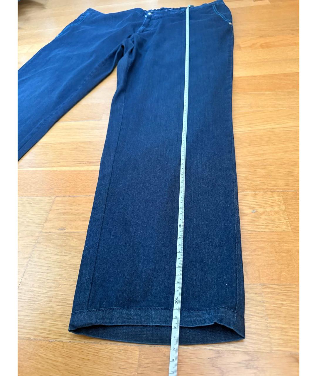 ZILLI Темно-синие прямые джинсы, фото 8