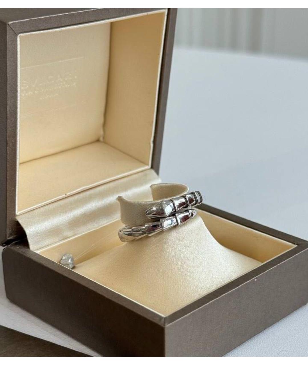 BVLGARI Серебряное кольцо из белого золота, фото 2