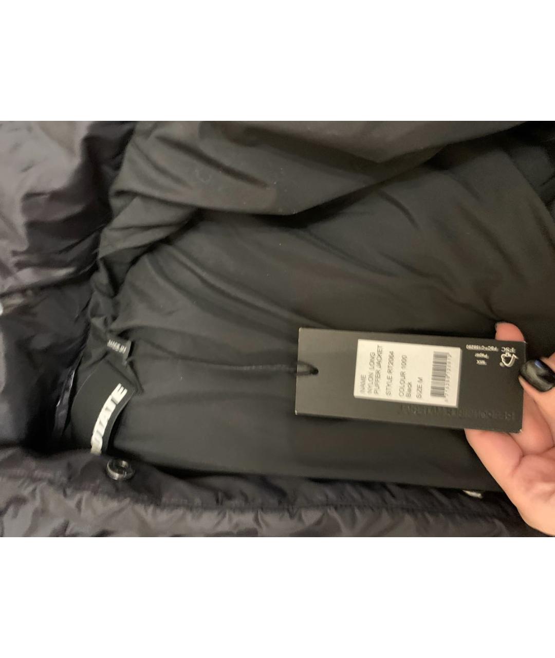 ROTATE Черный полиамидовый пуховик, фото 5