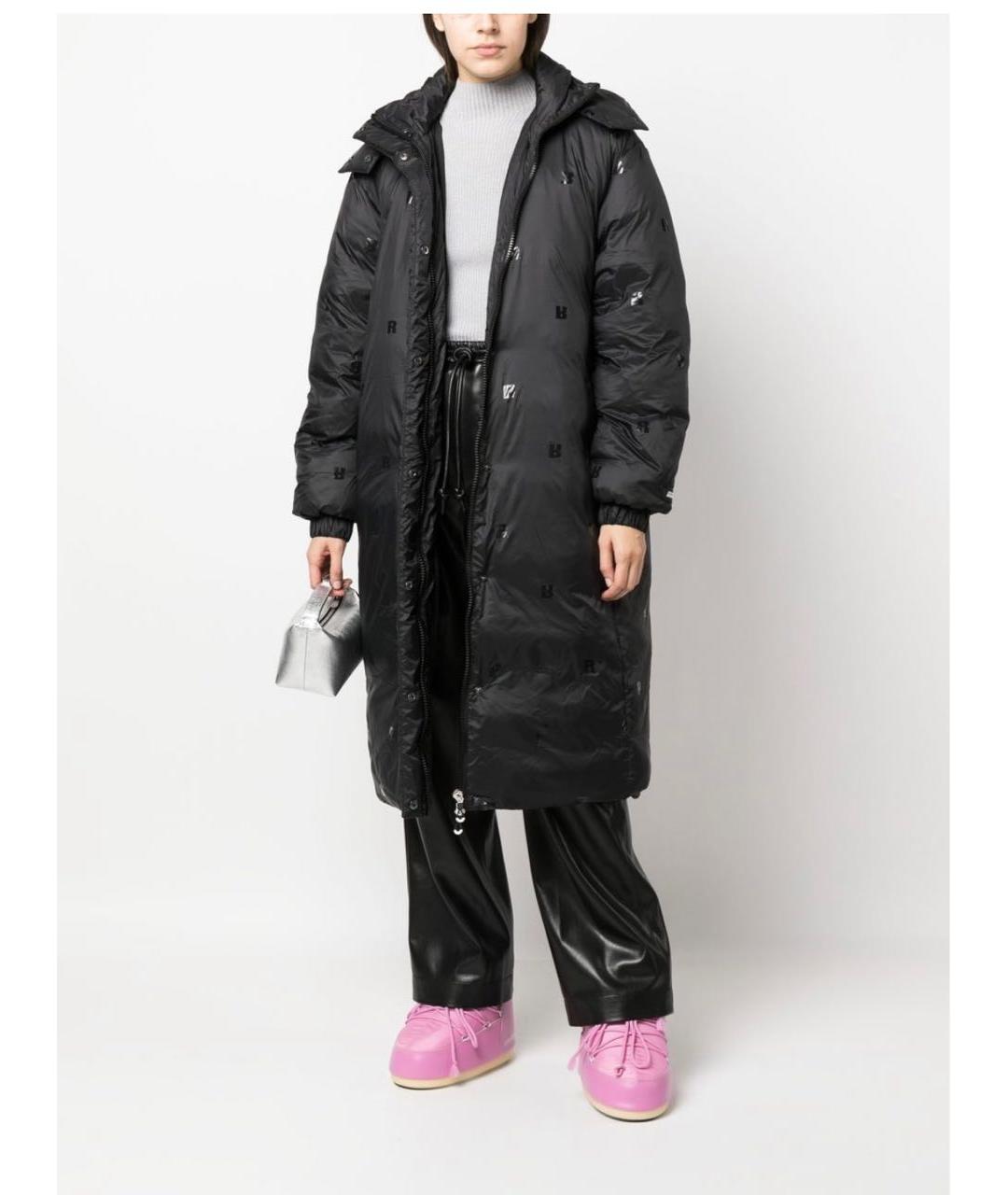 ROTATE Черный полиамидовый пуховик, фото 2