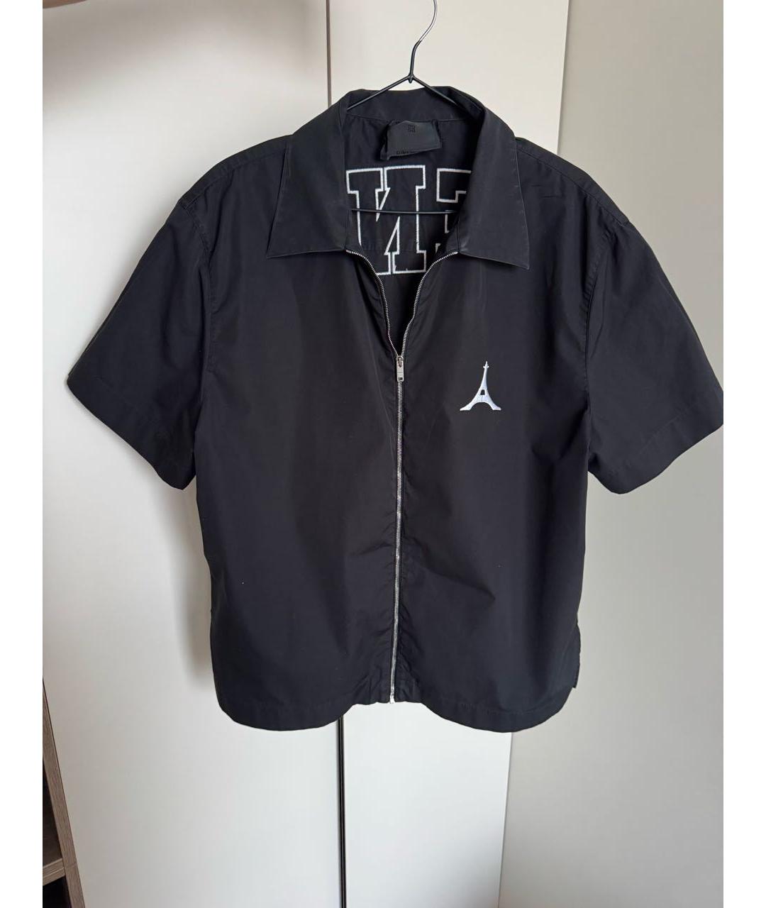 GIVENCHY Черная хлопковая кэжуал рубашка, фото 5