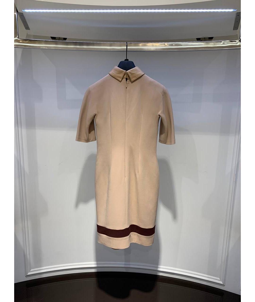 FENDI Бежевое повседневное платье, фото 2