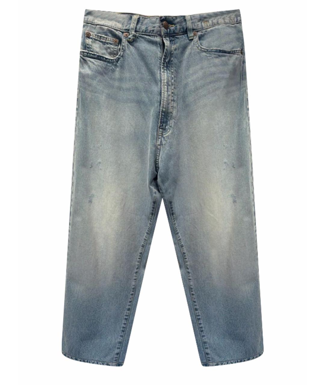 R13 Голубые хлопковые джинсы, фото 1