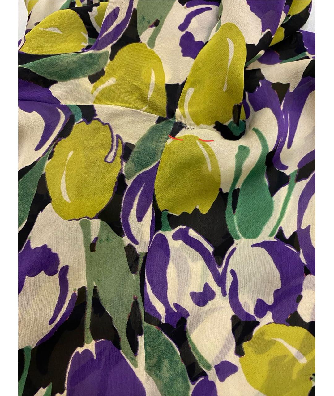 ROBERTO CAVALLI Мульти шелковая блузы, фото 4