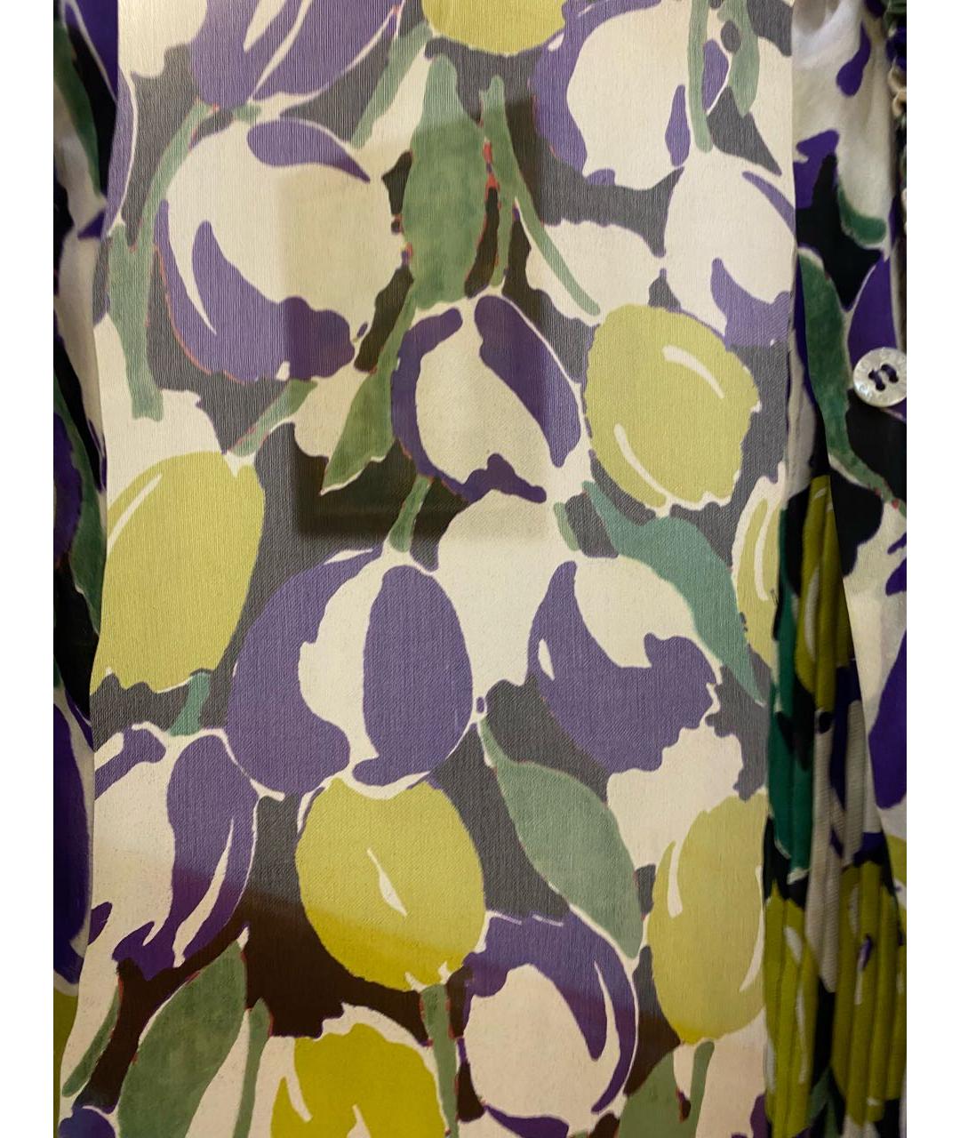 ROBERTO CAVALLI Мульти шелковая блузы, фото 5