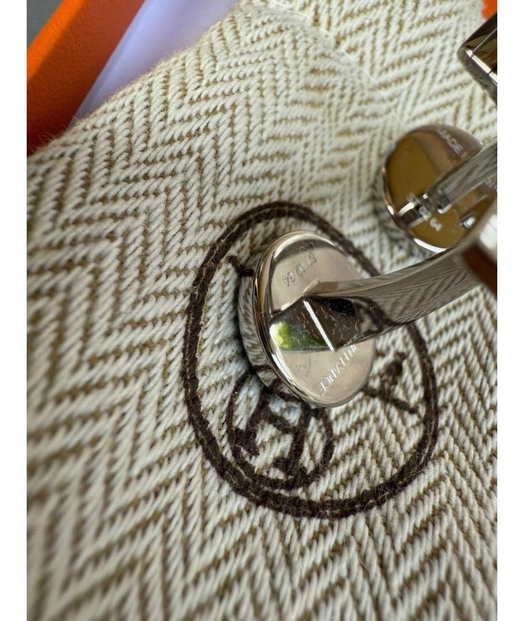 HERMES Черные запонки, фото 5