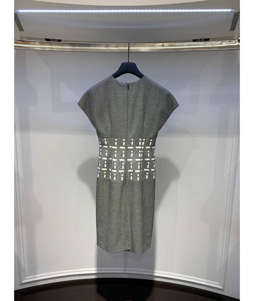 FENDI Серое повседневное платье, фото 2