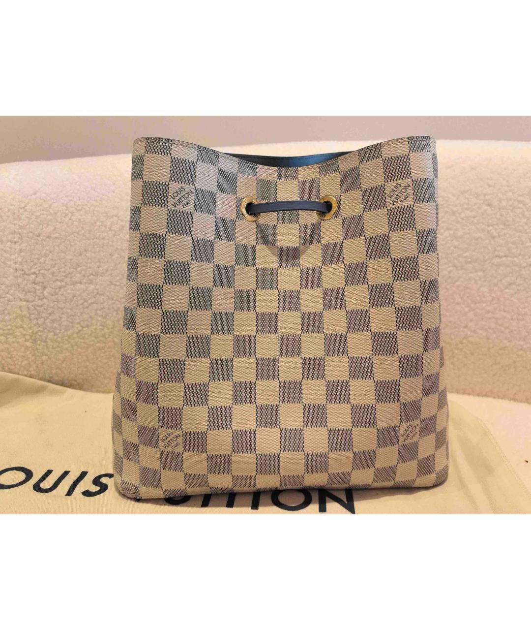 LOUIS VUITTON Белая сумка через плечо, фото 4