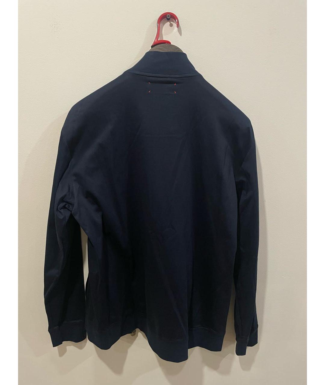 KITON Темно-синий хлопковый кардиган, фото 2