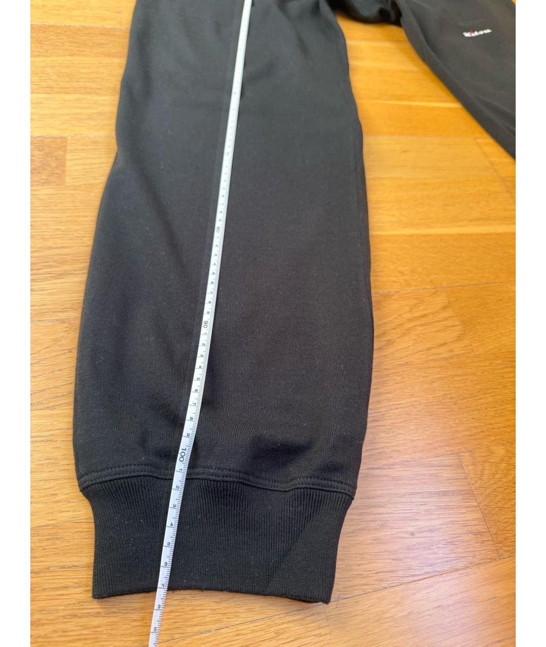 KITON Черные хлопковые повседневные брюки, фото 8