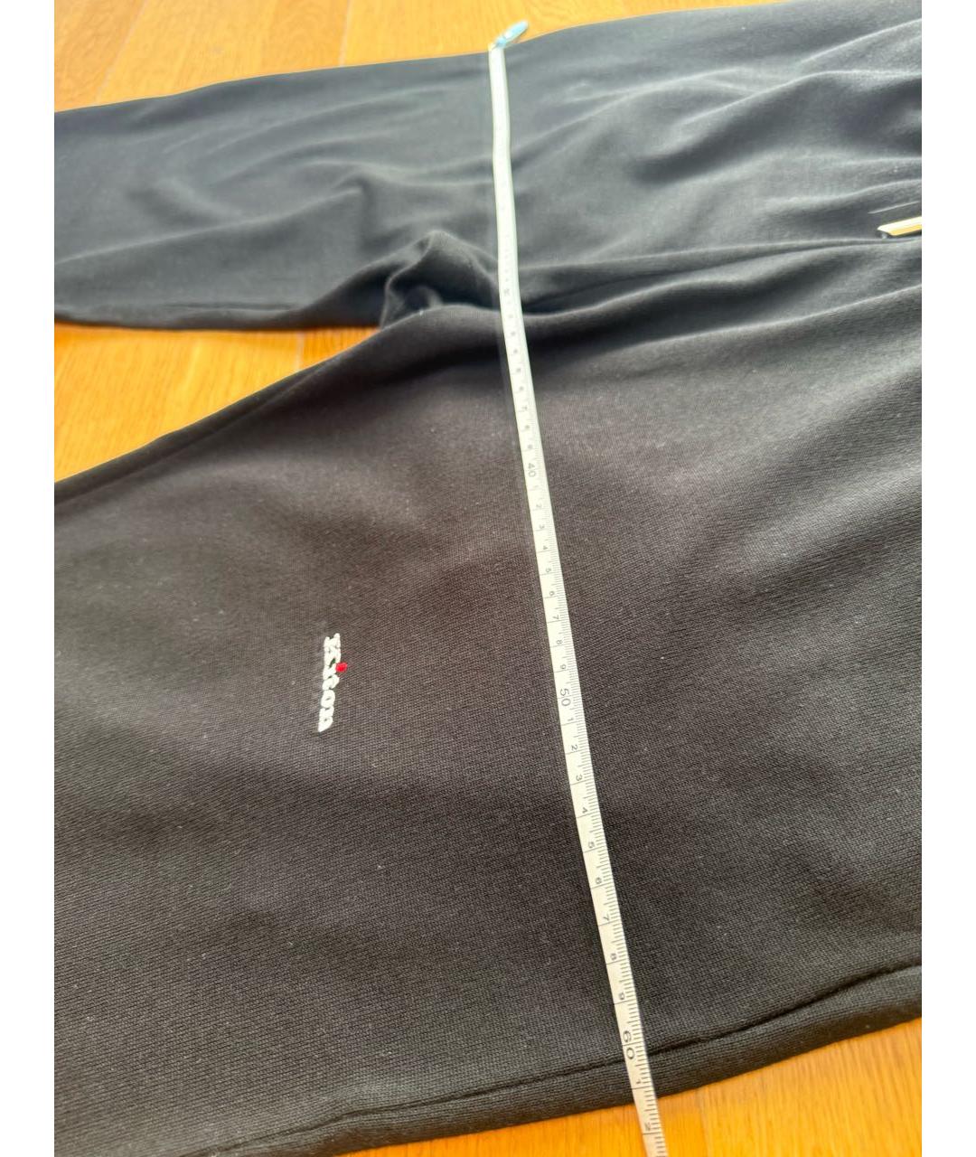 KITON Черные хлопковые повседневные брюки, фото 7