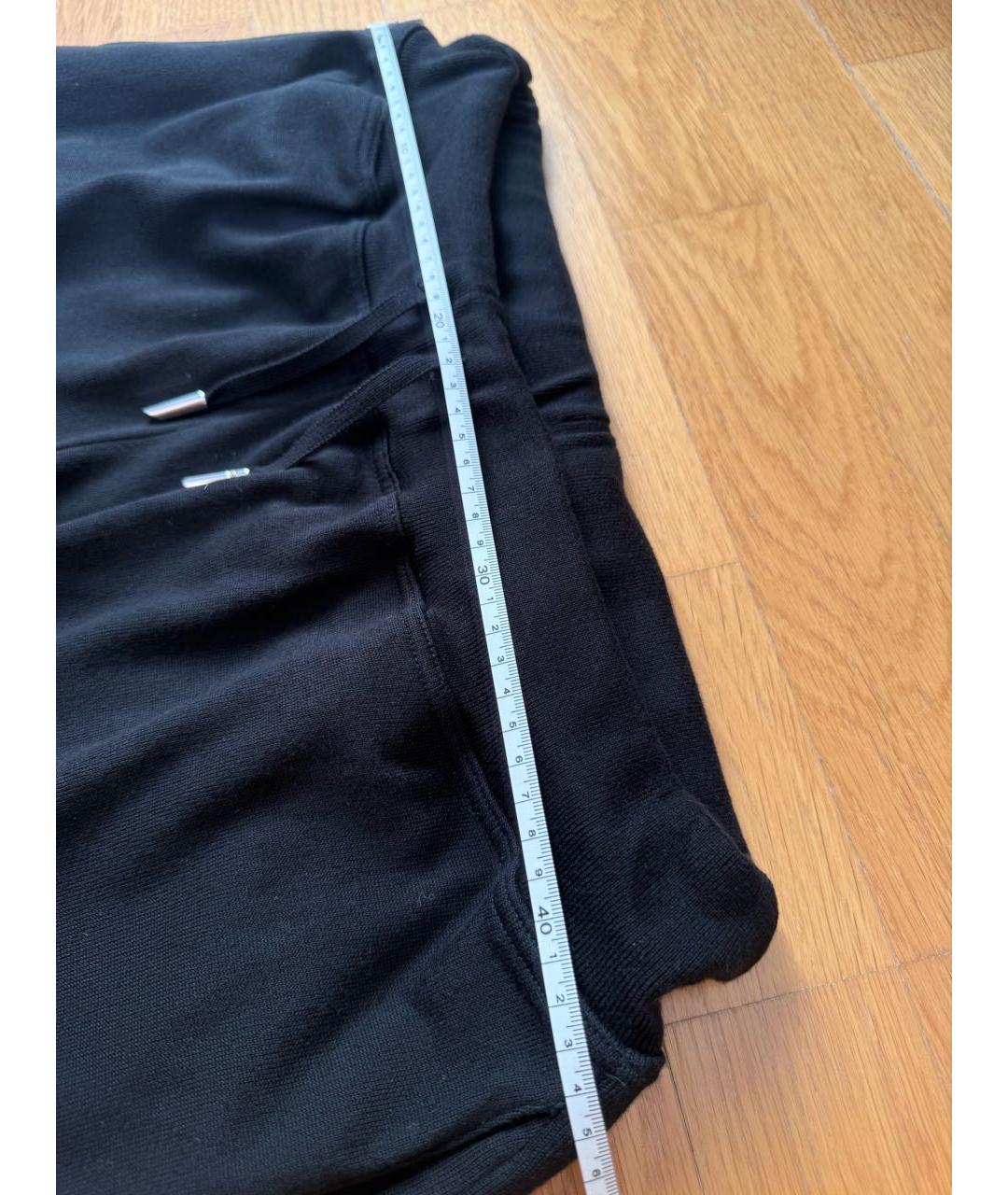 KITON Черные хлопковые повседневные брюки, фото 6
