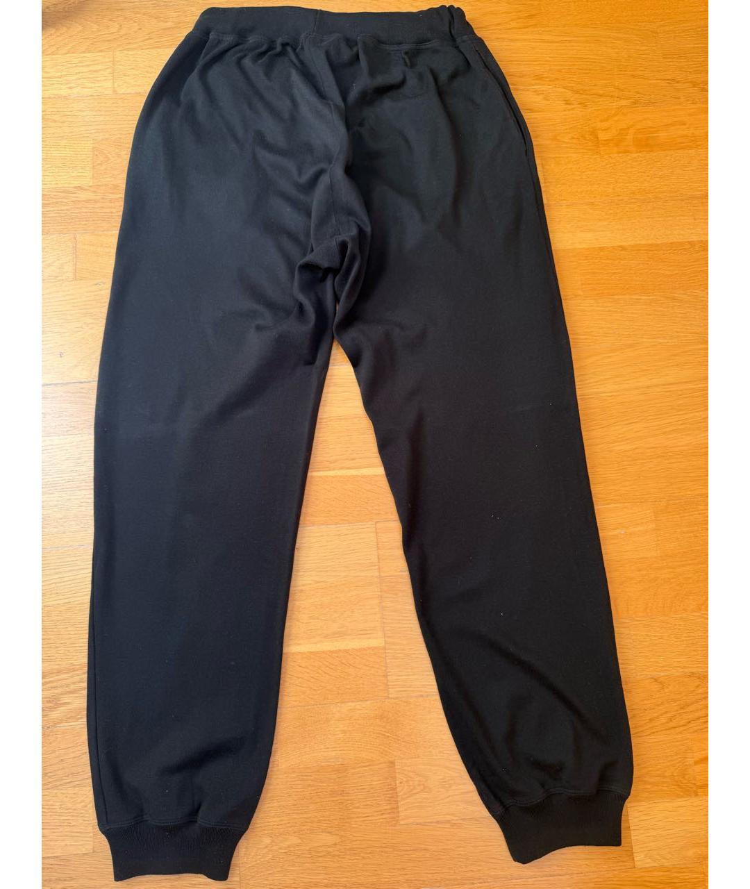 KITON Черные хлопковые повседневные брюки, фото 2