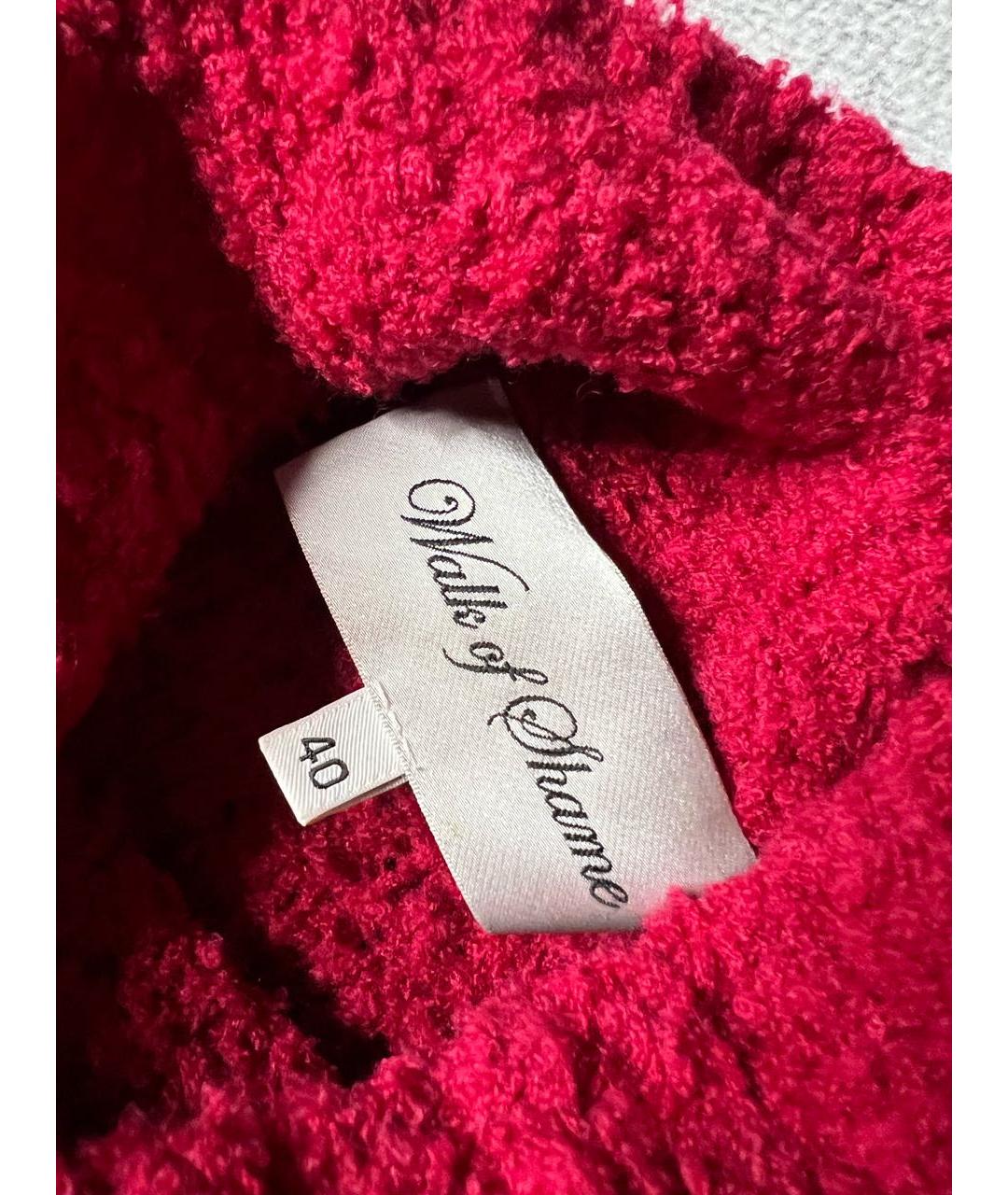 WALK OF SHAME Красный шерстяной джемпер / свитер, фото 7