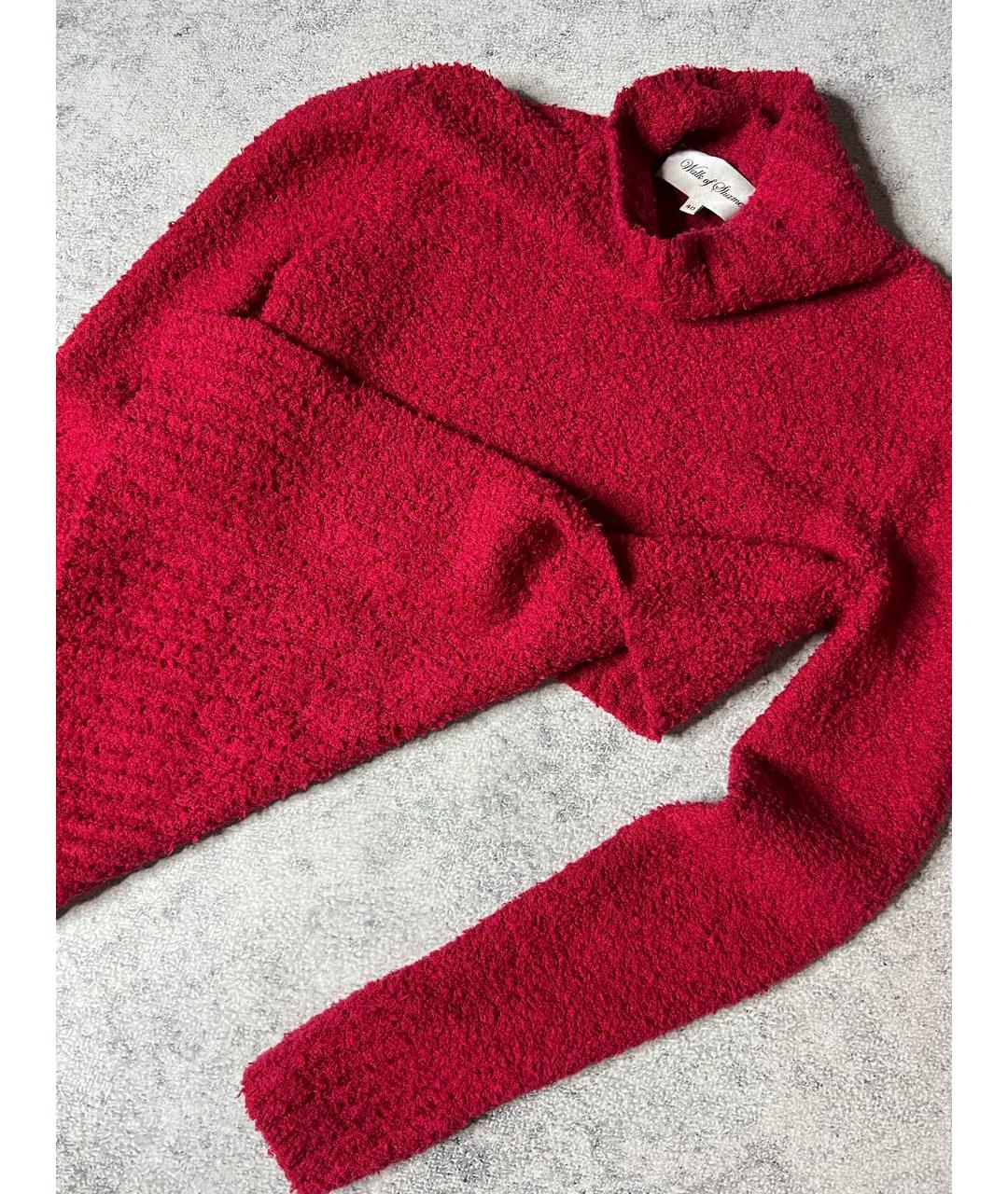 WALK OF SHAME Красный шерстяной джемпер / свитер, фото 5