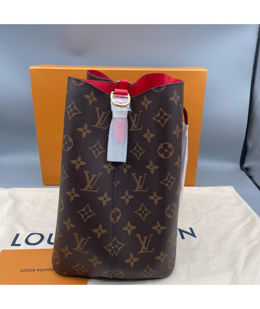 LOUIS VUITTON Коричневая сумка через плечо, фото 4