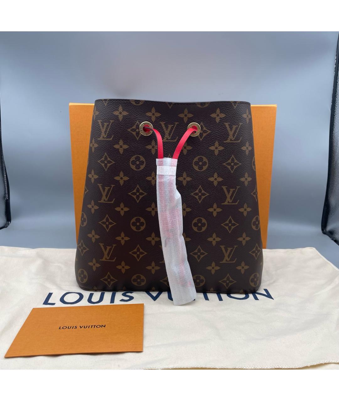 LOUIS VUITTON Коричневая сумка через плечо, фото 7