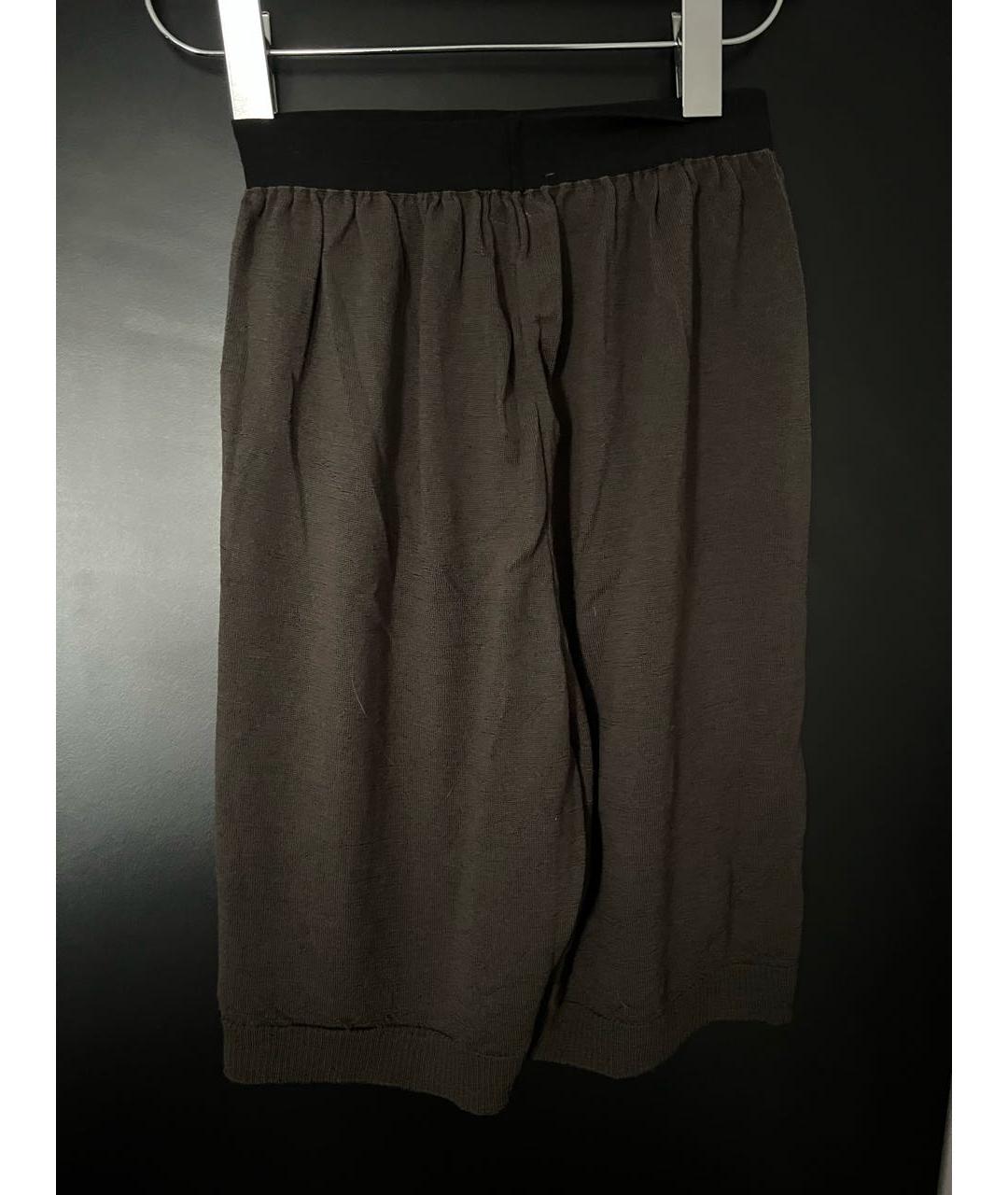 RICK OWENS Коричневые шерстяные шорты, фото 2