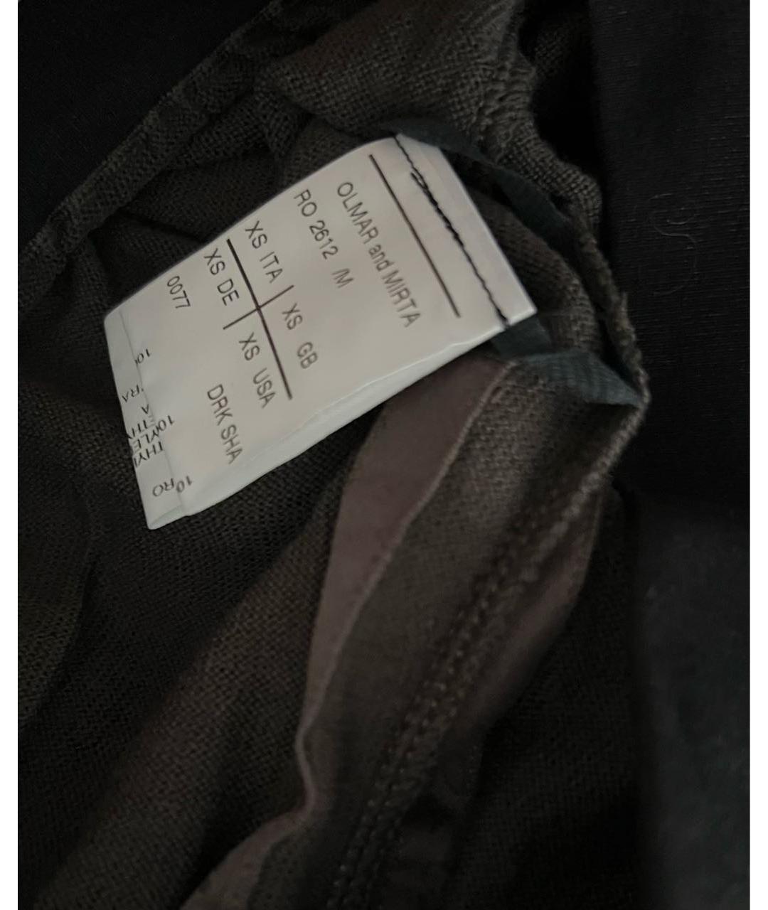 RICK OWENS Коричневые шерстяные шорты, фото 4