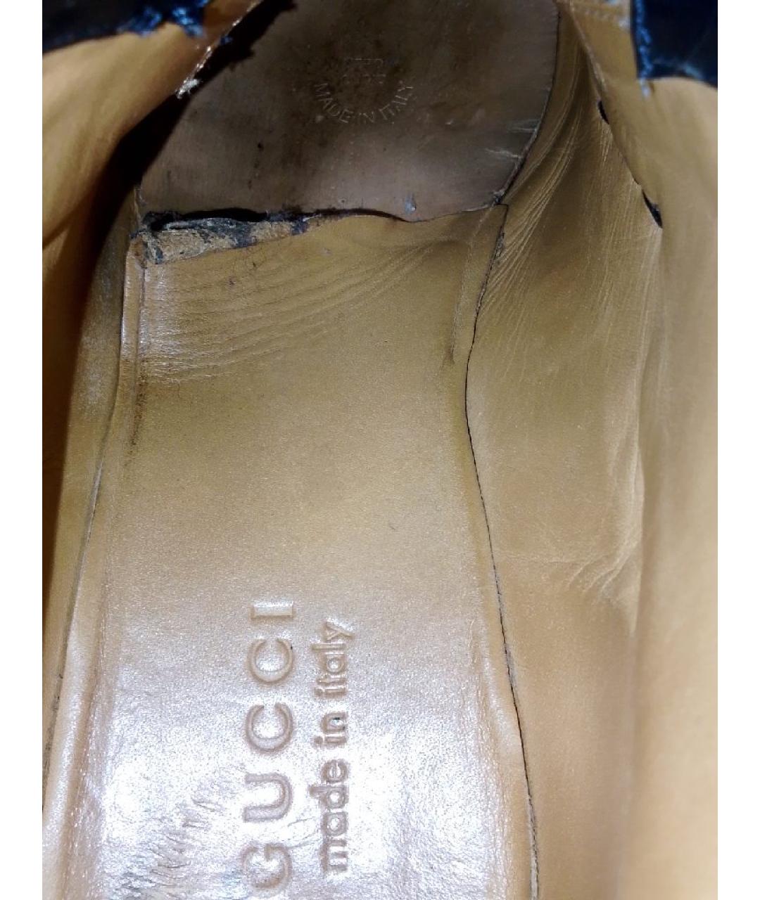 GUCCI Текстильные низкие ботинки, фото 6