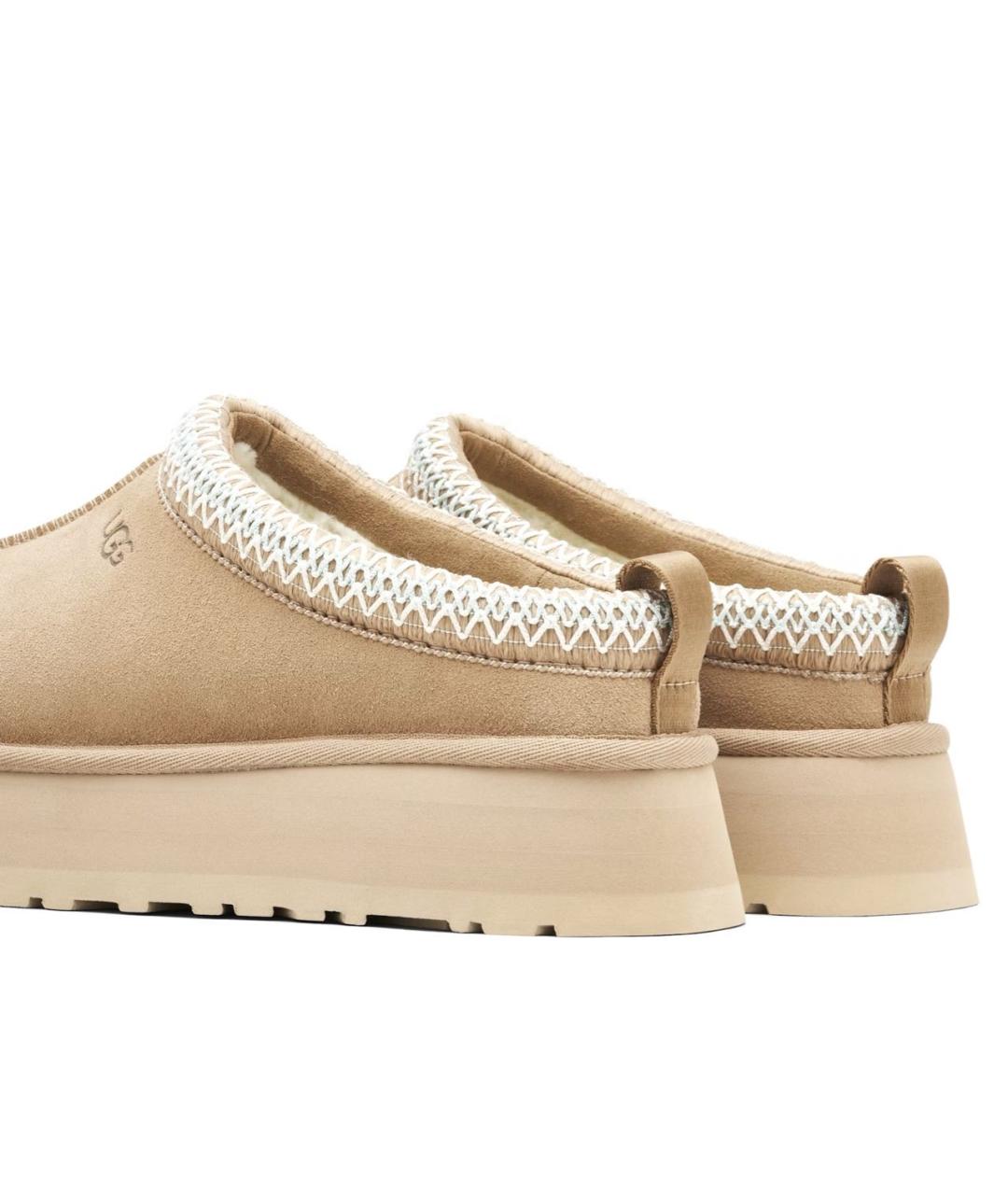 UGG AUSTRALIA Бежевые замшевые ботинки, фото 3