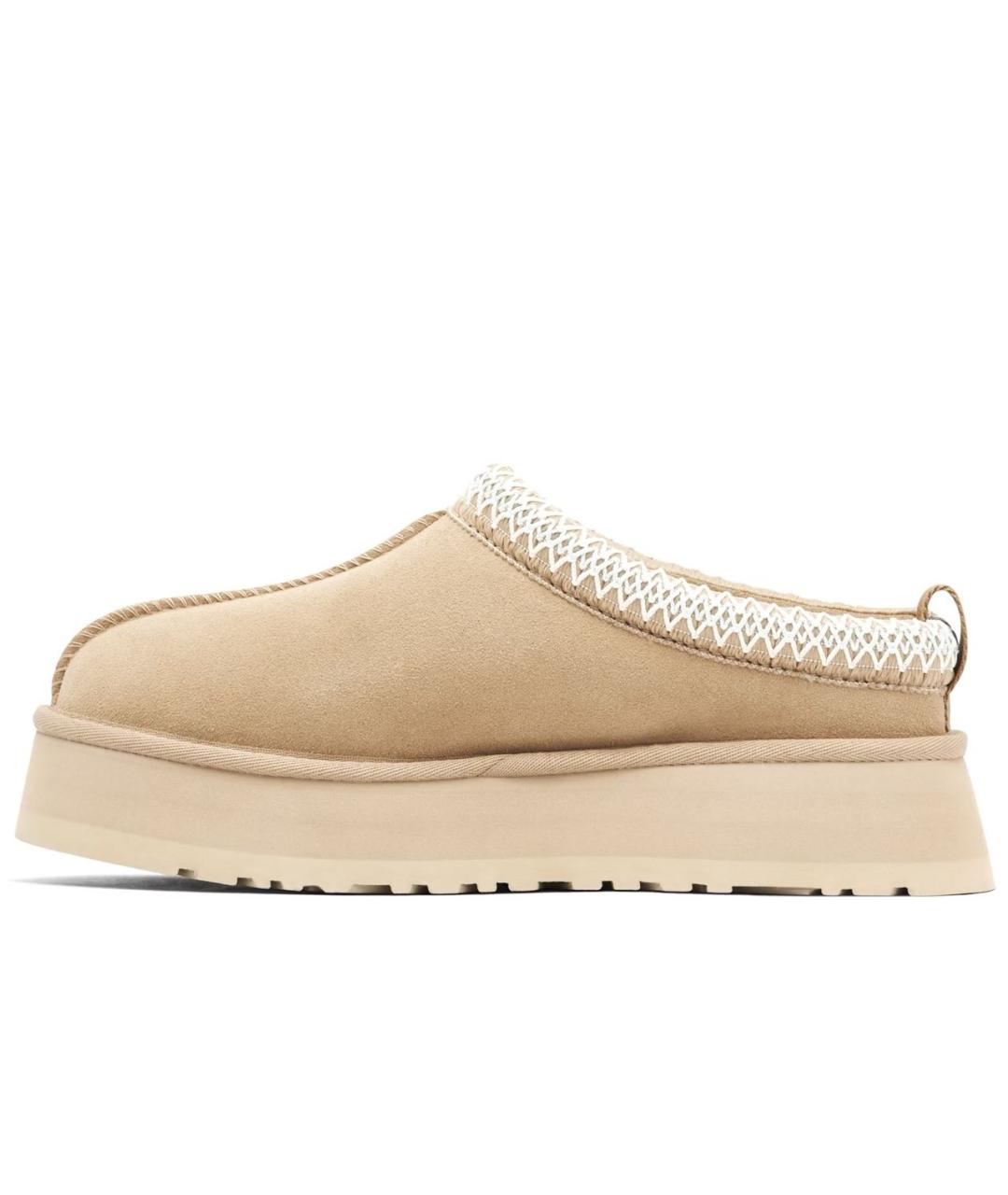 UGG AUSTRALIA Бежевые замшевые ботинки, фото 6