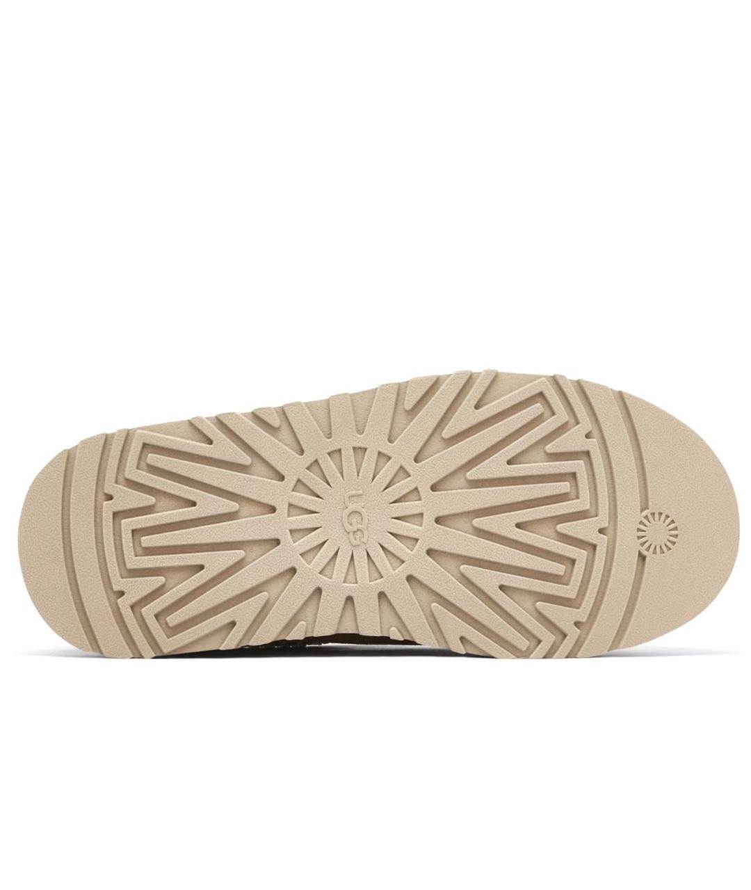 UGG AUSTRALIA Бежевые замшевые ботинки, фото 7