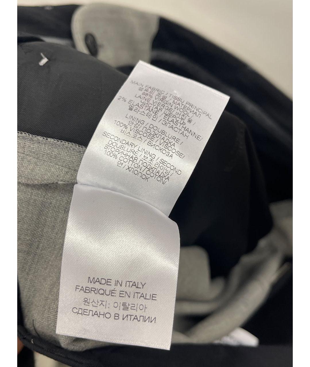 VETEMENTS Серые шерстяные классические брюки, фото 5
