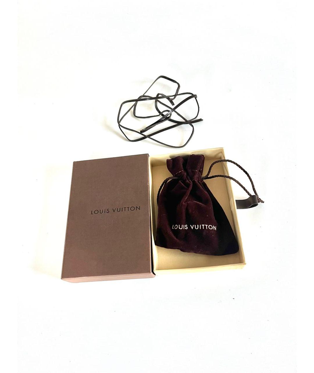 LOUIS VUITTON Коричневый брелок, фото 3