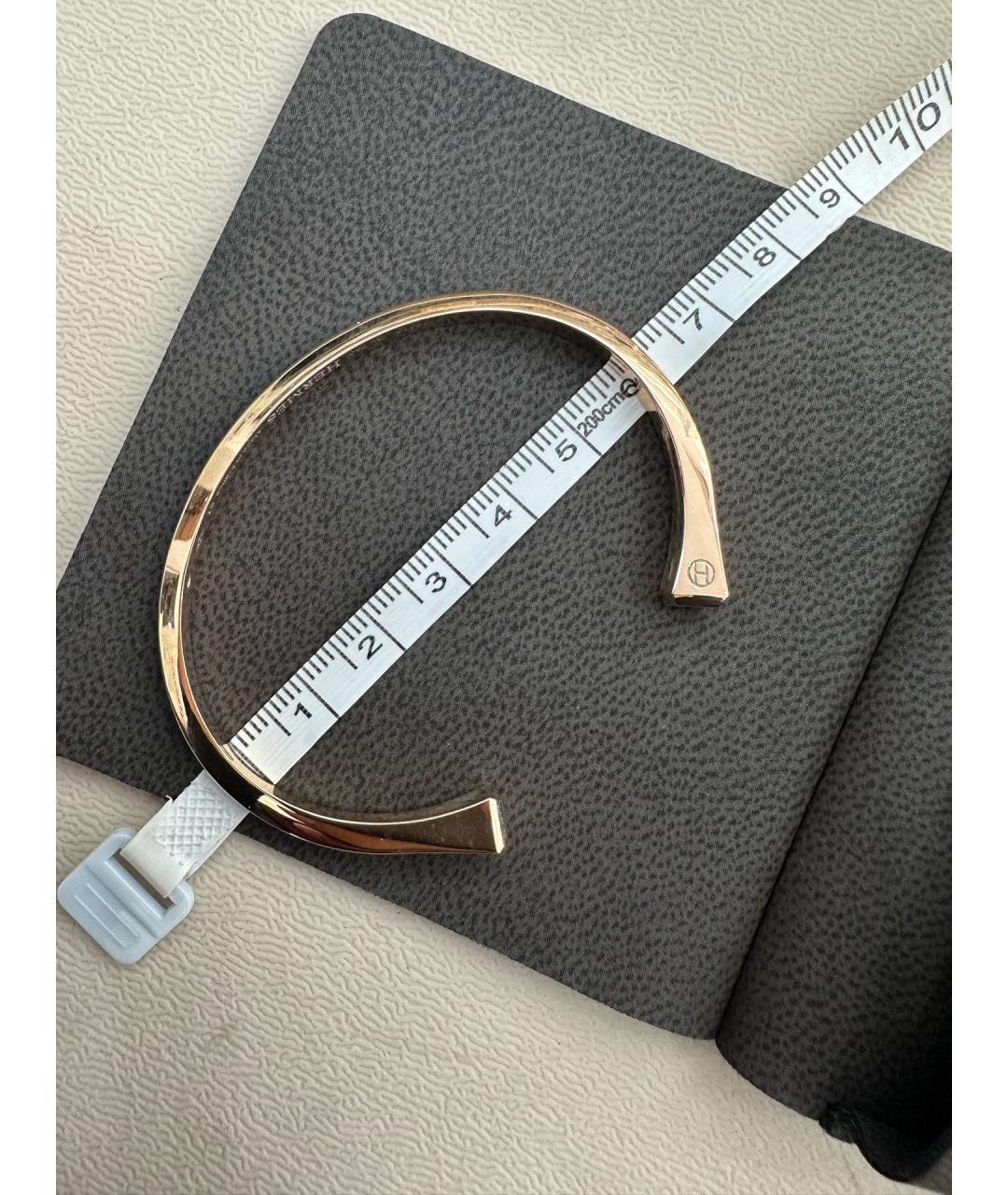 HERMES Золотой браслет из розового золота, фото 5